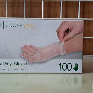 9- GUANTES - BANQUETE CLEAR DISP GLOVES MED 10/100